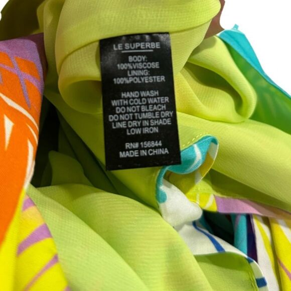 NWT Le Superbe Desert Palm Wrap Dress sz 2 REVOLVE Neiman Marcus MSRP $395 - Picture 8 of 8